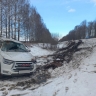 В Кирово-Чепецком районе «Джак» слетел в кювет