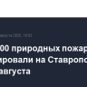 Более 700 природных пожаров зафиксировали на Ставрополье с начала августа