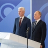 Собянин и Путин посетили выставку «Великая Победа. Россия – моя история»