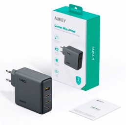 Сетевое зарядное устройство и внешний аккумулятор от Aukey быстро обеспечат энергией гаджеты пользователей