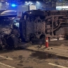 Внедорожник на юго-востоке Москвы протаранил припаркованные машины и опрокинулся