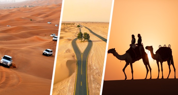 Как развлечься в Дубае кроме моря: устройте сафари по пустыне на закате