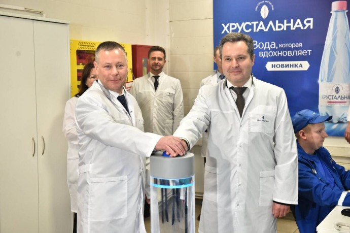 Михаил Евраев принял участие в запуске производства нового бренда питьевой воды в Ярославле