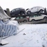 На М-5 в Башкирии столкнулись две фуры и автовоз, есть пострадавшие