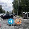 В Уфе в серьезной аварии пострадал водитель «Москвича»