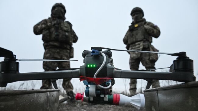 Операторы FPV-дронов поразили два блиндажа ВСУ в Запорожской области