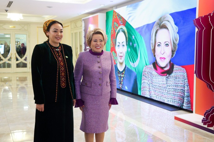 Матвиенко: Россия и Туркменистан совершенствуют межпарламентское взаимодействие Матвиенко: Россия и Туркменистан совершенствуют межпарламентское взаимодействие