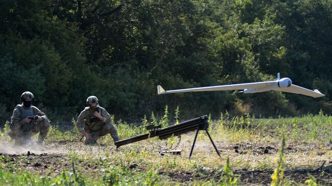 БПЛА ZALA группировки "Днепр" скорректировал уничтожение гаубицы М777 БПЛА ZALA группировки "Днепр" скорректировал уничтожение гаубицы М777