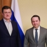 Александр Новак встретился с губернатором Мурманской области Андреем Чибисом