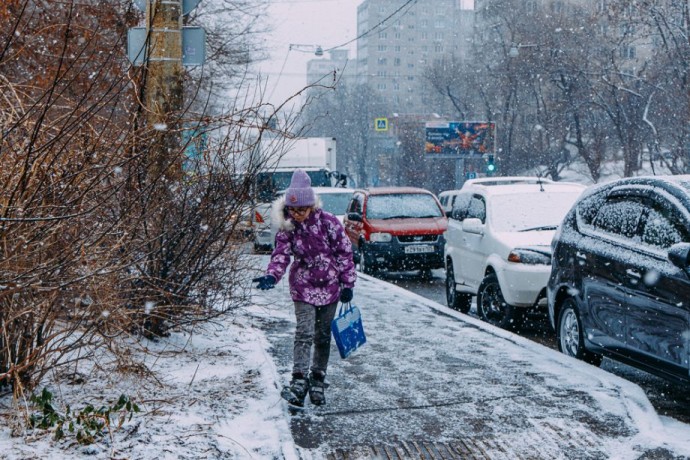Праздничные выходные в Приморье будут снежными