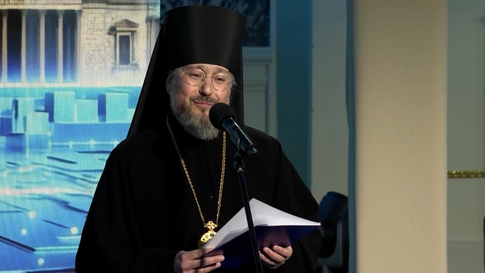 Епископ Кронштадтский Вениамин поздравил телеканал «Санкт-Петербург» с 15-летим