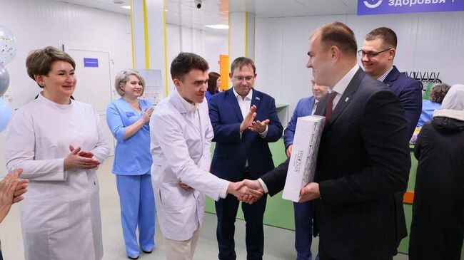 Новую поликлинику открыли в Тобольске в Тюменской области