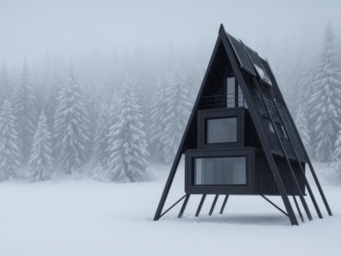 Арктика парит над землёй: российские инженеры придумали дом, который не боится вечной мерзлоты Арктика парит над землёй: российские инженеры придумали дом, который не боится вечной мерзлоты