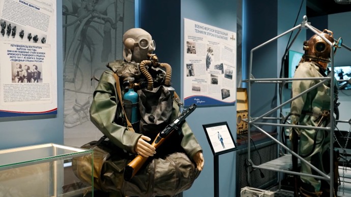 В Кронштадтском морском музее открылась выставка «Рождение подводного спецназа: операции в годы Великой Отечественной войны» В Кронштадтском морском музее открылась выставка «Рождение подводного спецназа: операции в годы Великой Отечественной войны»