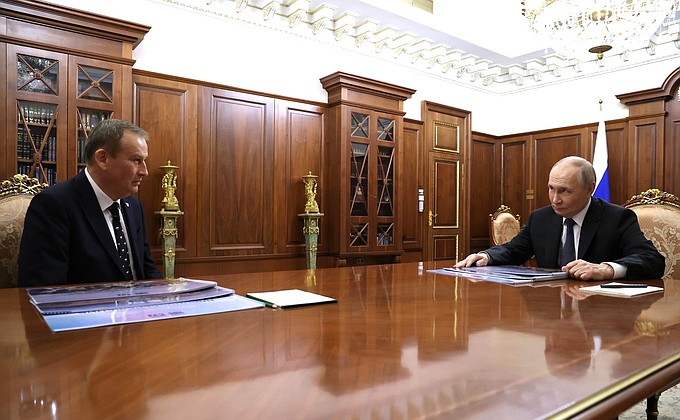 Встреча с губернатором Ленинградской области Александром Дрозденко