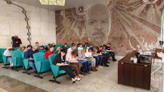 Более 100 жителей Приангарья написали «Тотальный диктант» на площадках гидроэлектростанций