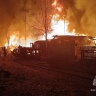 Дом полыхал открытым пламенем в Тынде