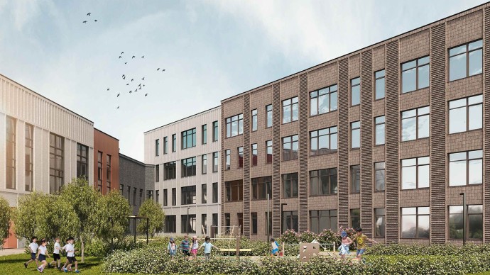 Сергей Собянин: В Метрогородке откроются школа и детский сад с бассейном Сергей Собянин: В Метрогородке откроются школа и детский сад с бассейном