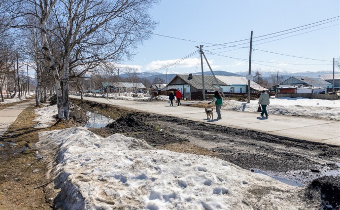 На въезде в Северный городок по просьбам жителей обустроят пешеходную дорожку
