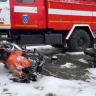 В столкновении двух мотоциклов с пожарной машиной в Уфе погиб человек