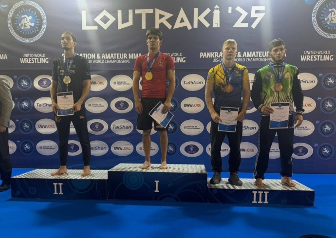 Башкирские борцы вновь поднялись на пьедестал первенства мира
