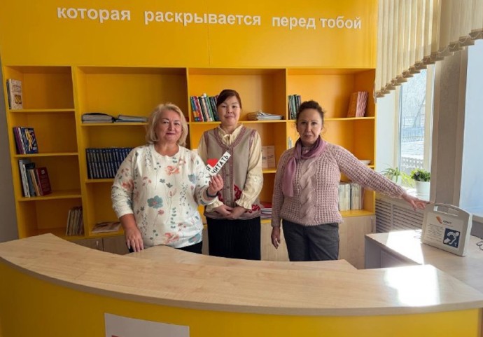 Новая модельная библиотека в Усть-Канском районе стала центром притяжения читателей