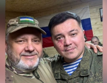 Артист из Башкирии исполнил башкирскую народную песню в зоне СВО