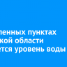 В населенных пунктах Иркутской области снижается уровень воды
