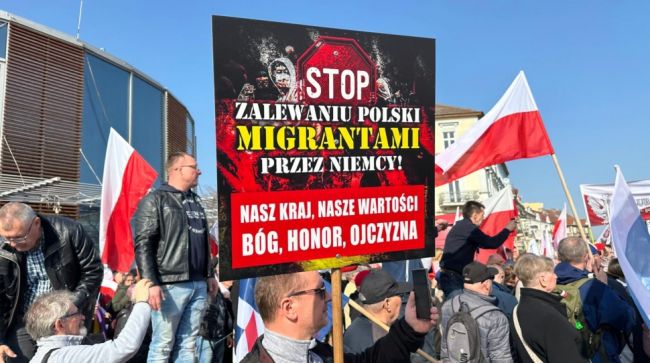 Польско-немецкая граница заблокирована «Ротой марша независимости»
