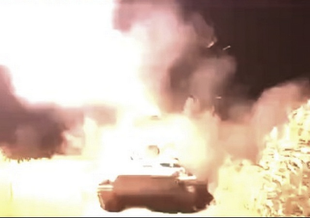 Впервые показано, как реактивный А-22 "Огонь" на МТ-ЛБ уничтожает боевиков ВСУ