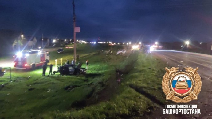 Один человек погиб и двое пострадали в ДТП в Башкирии