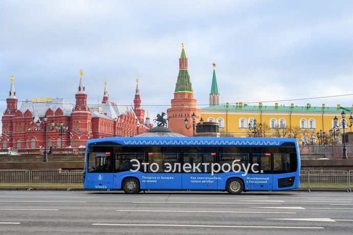 Более 90 электробусов вышли на маршруты в девяти районах этой зимой