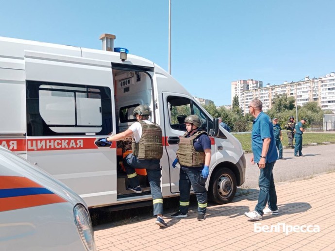 В спорткомплексе Хоркиной в Белгороде прошла тренировка по гражданской обороне (видео)