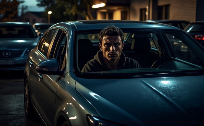 Угнал и сжег авто соседки: сахалинская полиция нашла подозреваемого по горячим следам