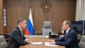 Дмитрий Патрушев и глава Республики Мордовия Артём Здунов обсудили развитие агропромышленного комплекса и вопросы экологии региона