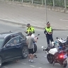 В Южно-Сахалинске на перекрёстке столкнулись мотоцикл и Hyundai
