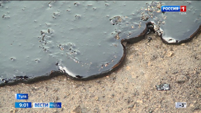 Ремонт дорог в Туле: исправлено свыше 91 тысячи кв. метров асфальта