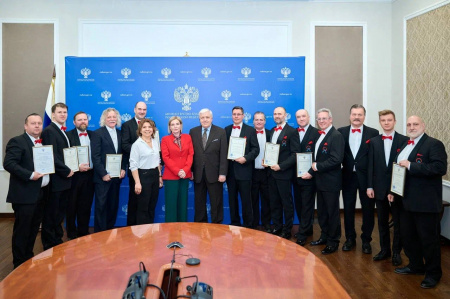 Ольга Любимова вручила ведомственные награды музыкантам Оркестра джазовой музыки им. Лундстрема