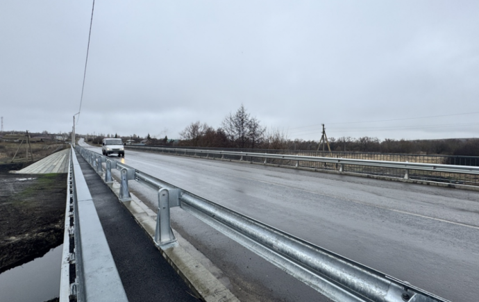 В Пензенской области по нацпроекту отремонтировали мост через Малую Сердобу
