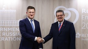 Александр Новак встретился с генеральным секретарём Форума стран – экспортёров газа Мохамедом Хамелем