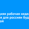 Последняя рабочая неделя декабря для россиян будет короткой