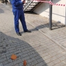 В центре Пензы с фасада жилого дома обрушились кирпичи