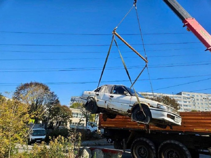 Автохлам убрали с улиц Владивостока