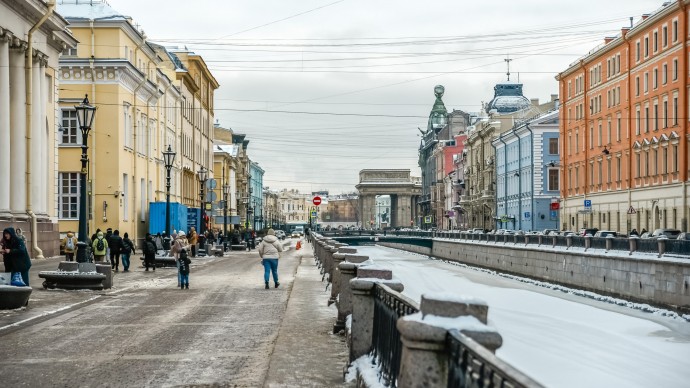 Февраль в Петербурге оказался теплым и малоснежным