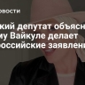 Рижский депутат объяснил, почему Вайкуле делает антироссийские заявления