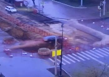 Водитель, «перелетевший» через перекоп в Благовещенске, был пьян