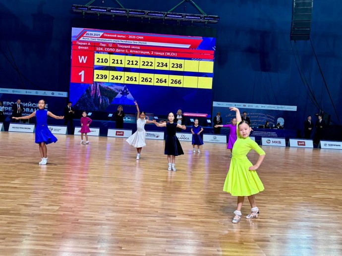 Соревнования по танцевальному спорту «Осенний вальс» стартовали в Якутске