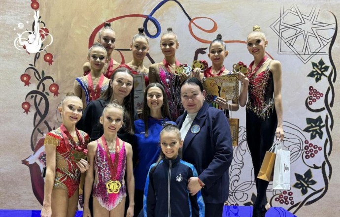 Гимнастки из Петербурга выиграли пять золотых медалей на международном турнире в Армении