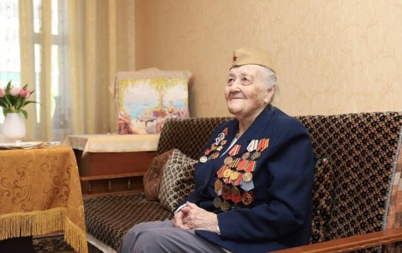 В Курске ветеран Анна Волковская отметила 102-й день рождения