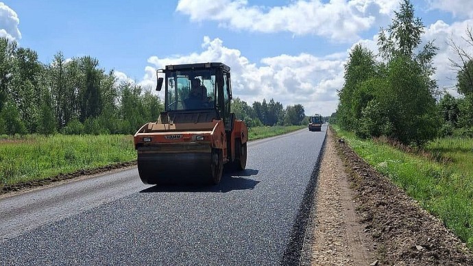 В Тульской области заменили асфальт на дороге к Куликову полю
